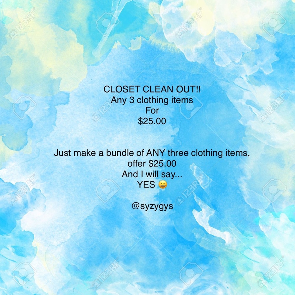 3 item bundle sale